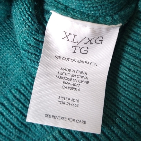 Cabi 3018 Tearoom Teal Button-Up Cardigan Classic Business Casual - Picture 8 of 9